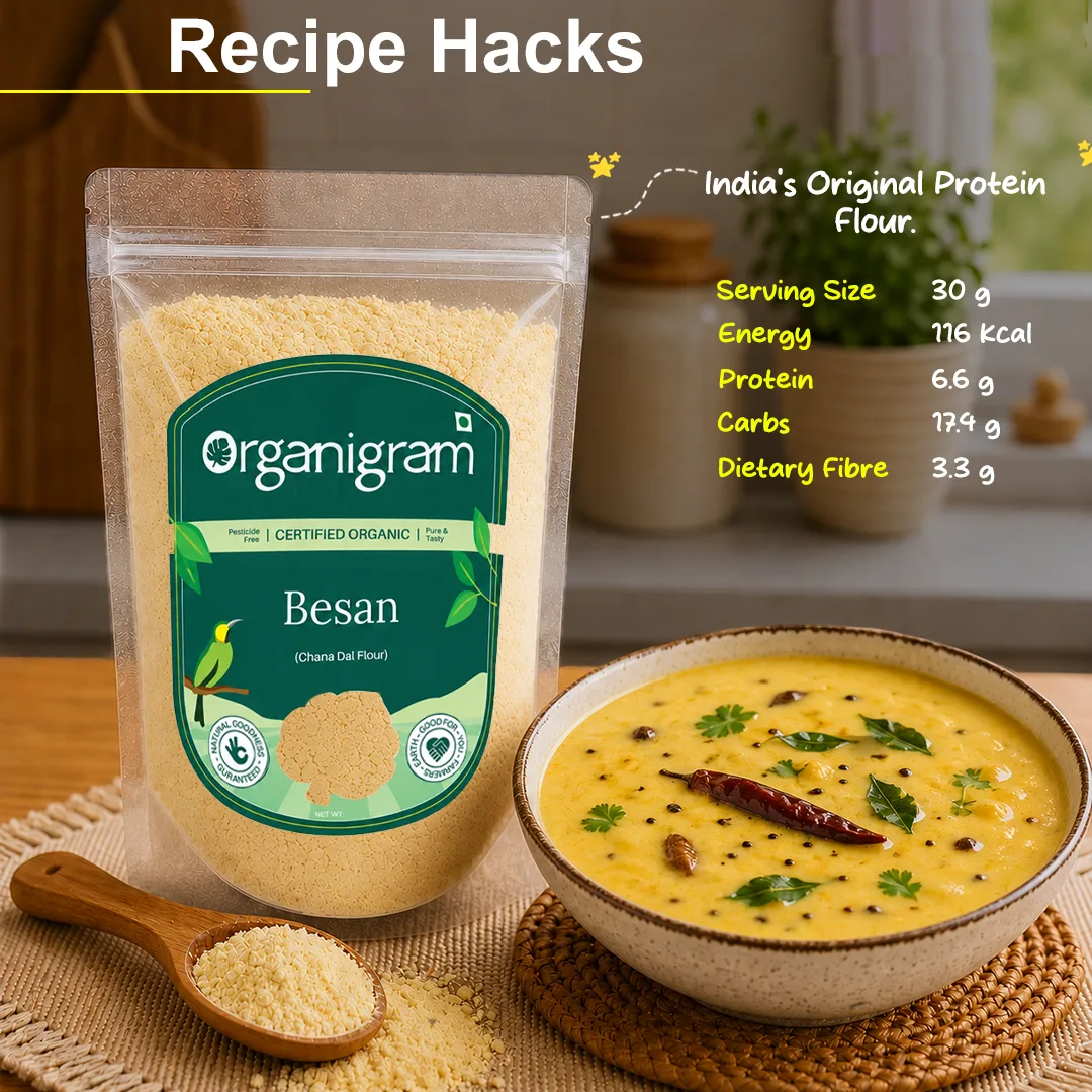 Organic Besan/Split Bengal Gram Flour - Image 6