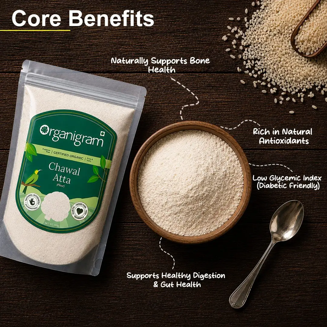 Organic Chawal Atta/Rice Flour - Image 2