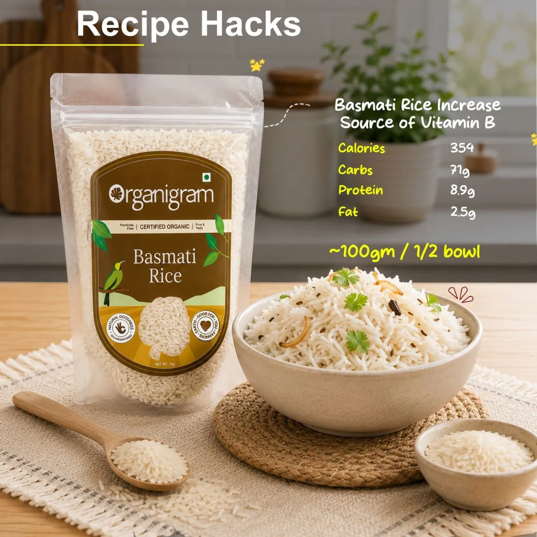 Organic Basmati Rice (White) - Image 6