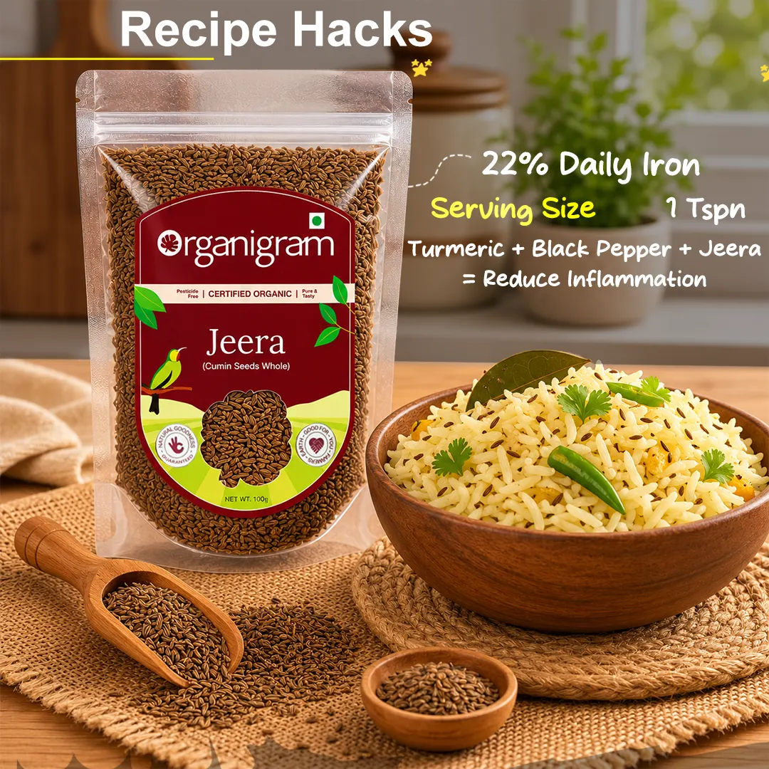 Organic Jeera/Cumin Seeds Whole - Image 6