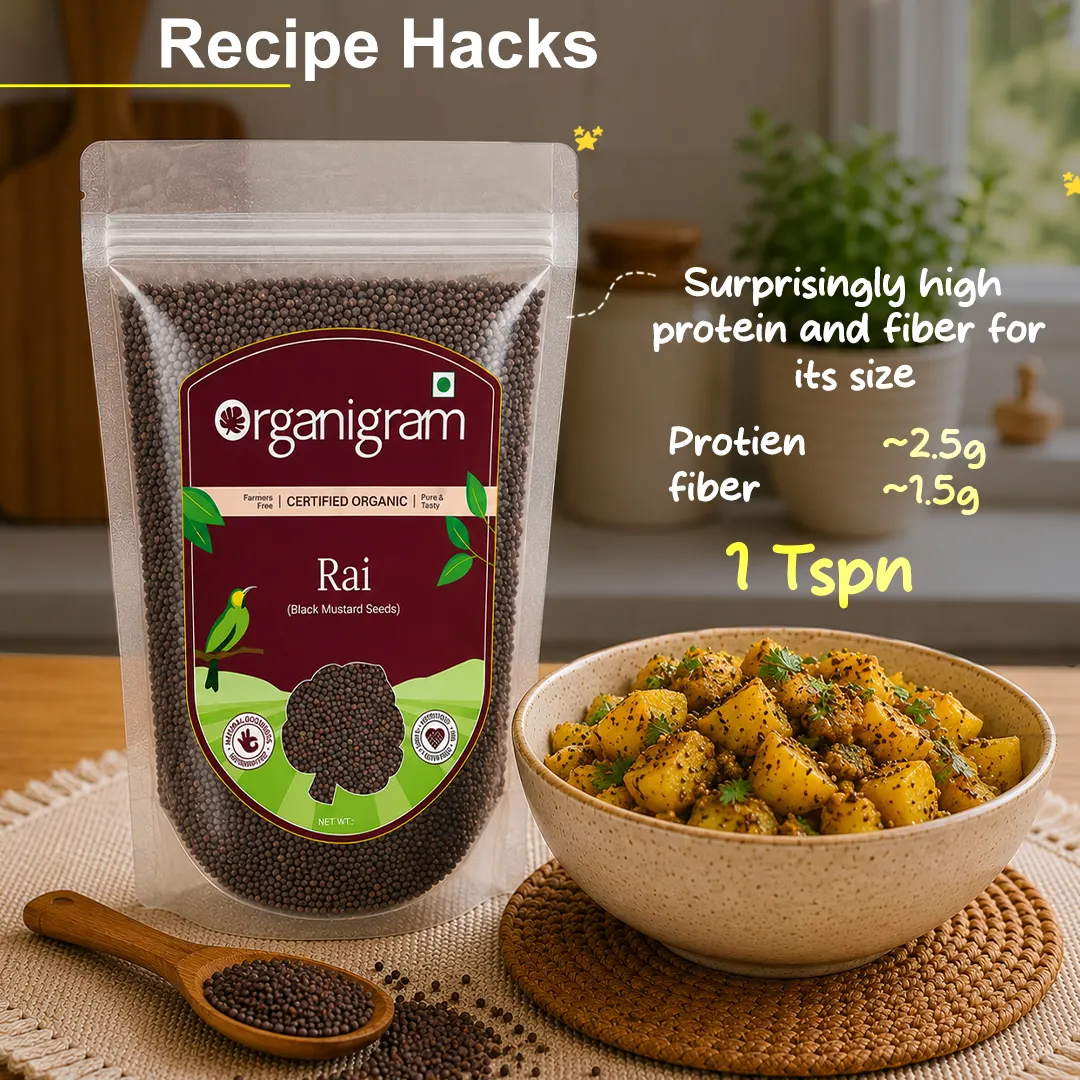 Organic Rai Dana/Black Mustard Seeds - Image 6