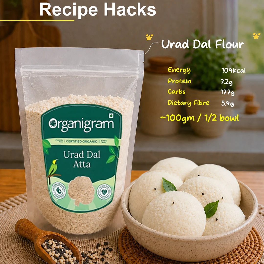 Organic Urad Dal Atta/Flour (White) - Image 6