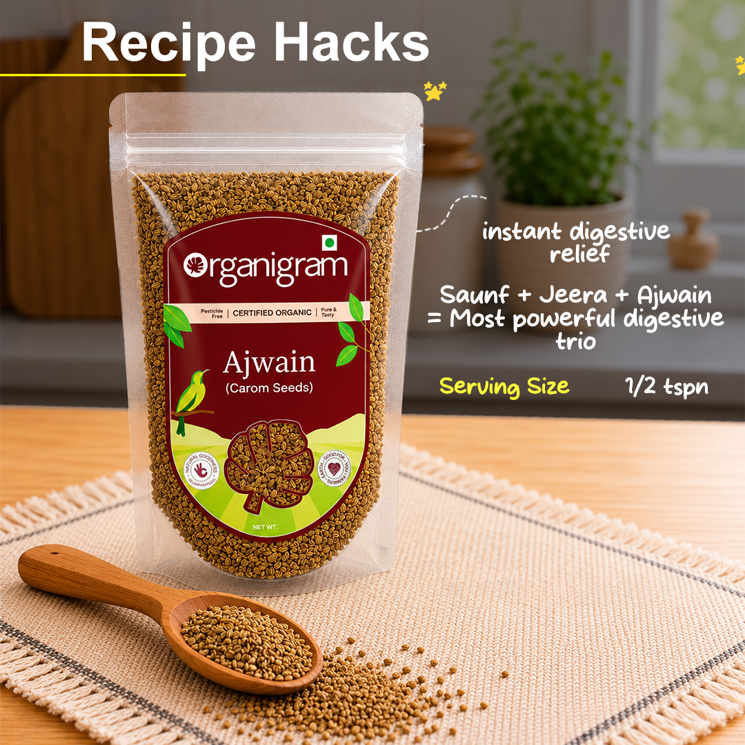 Organic Ajwain/Carom Seeds Whole - Image 6