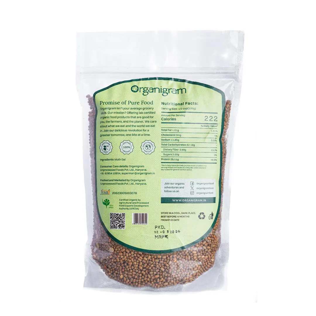 Organic Moth Dal/Moth Beans/Turkish Gram - Image 7