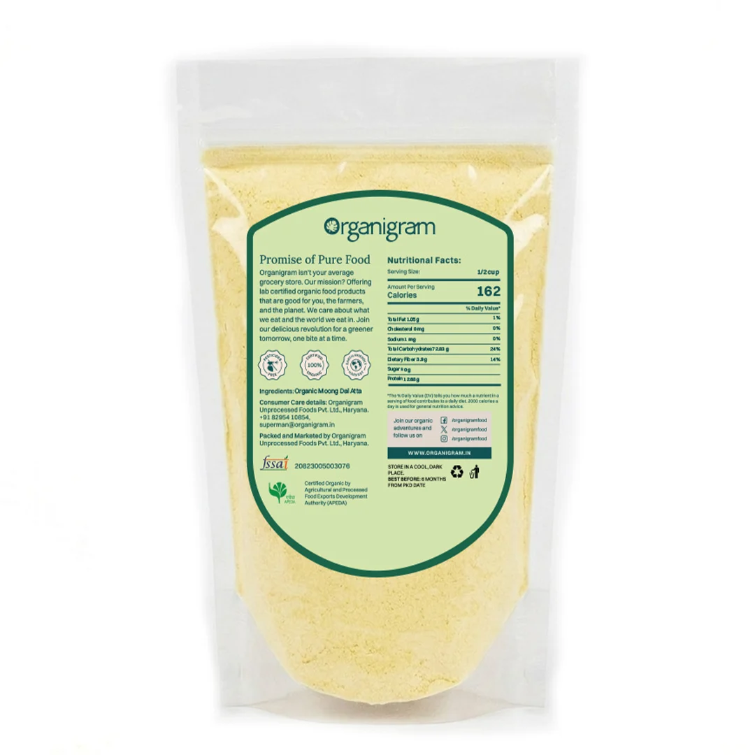 Organic Moong Dal Atta/Flour - Image 7