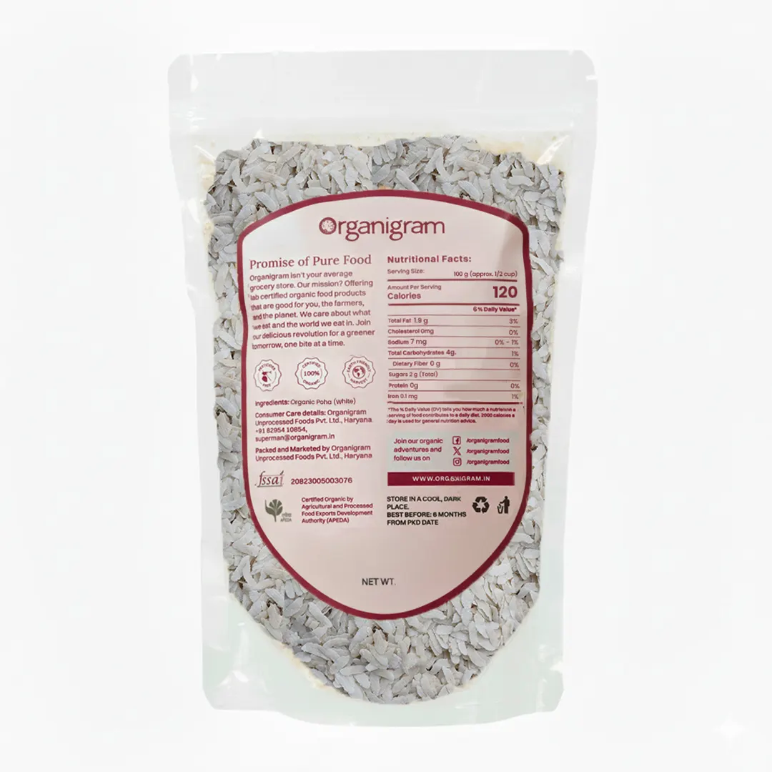 Organic Poha/Beaten Rice (White) - Image 7