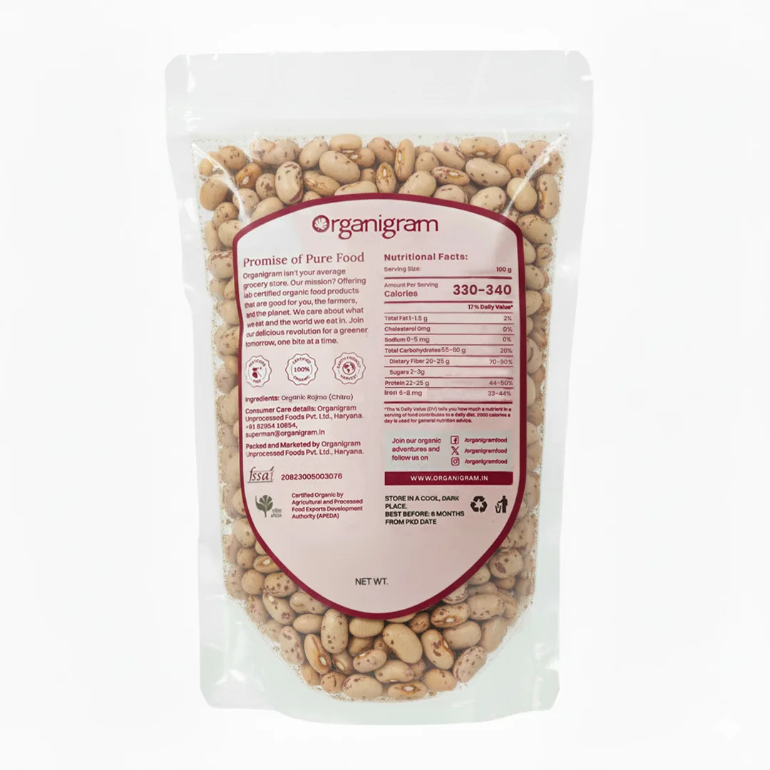 Organic Rajma/Red Kidney Beans (Chitra) - Image 7