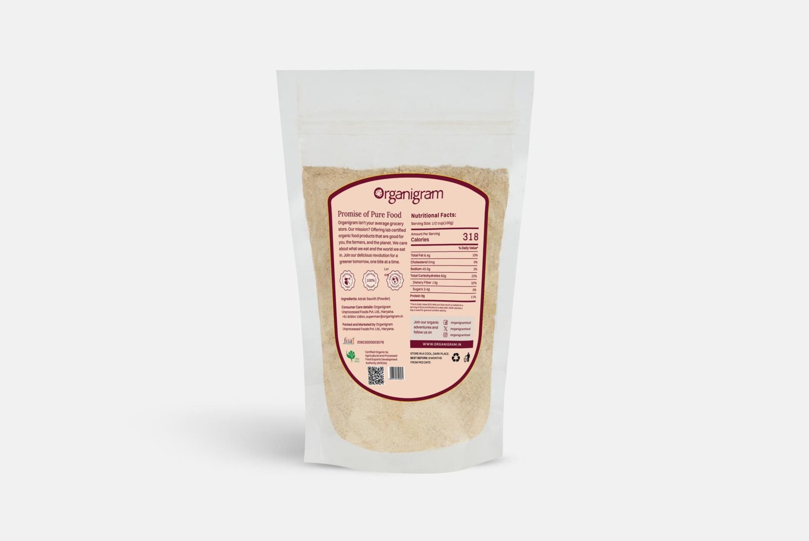 Organic Adrak Powder(Saunth)/Dried Ginger Powder - Image 7
