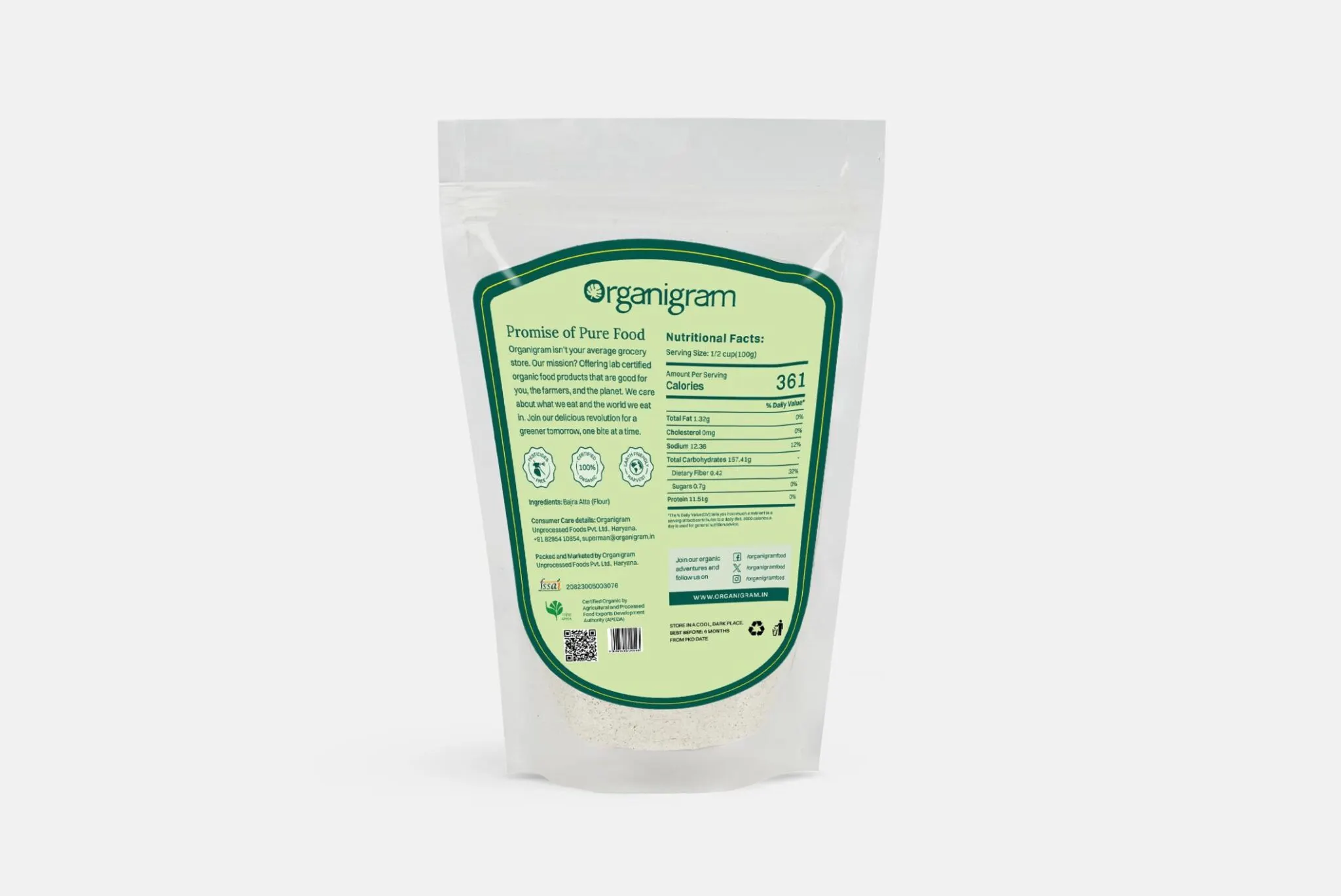 Organic Bajra Atta/Pearl Millet Flour - Image 7