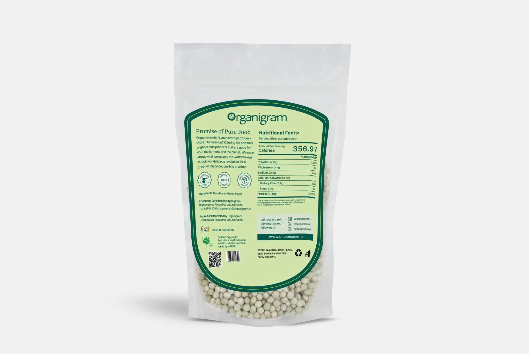 Organic Hara Matar/Dried Green Peas - Image 7