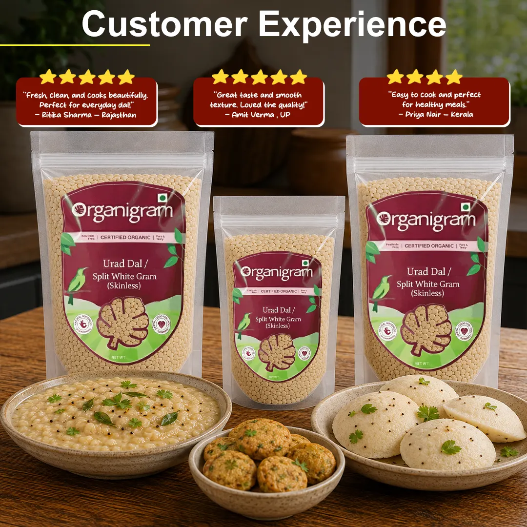 Organic Urad Dal/Split Black Gram (Skinless) - Image 5
